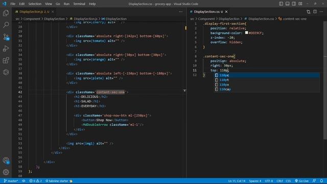 Building an Animated Grocery Shop Website using React JS Part-1 | Speed Code смотреть онлайн