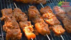 Вкусный шашлык из рыбы, шашлык из щуки  готовлю только так ! Новый маринад для шашлыка тут!