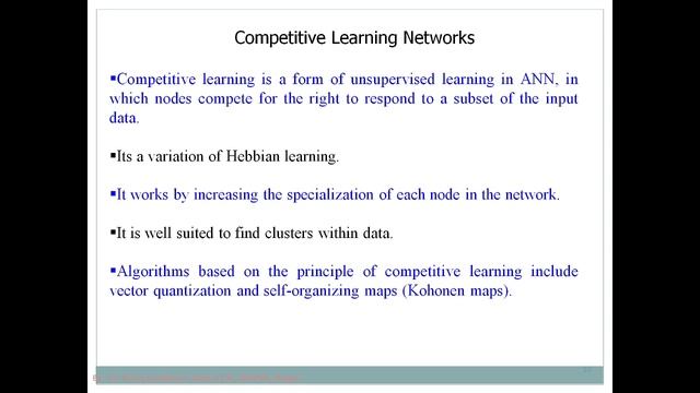 SCT22 Competitive Learning in neural Network смотреть онлайн