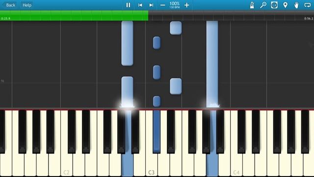 Игорь Корнелюк - Город, которого нет (на пианино Synthesia) смотреть онлайн