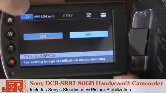 Sony DCR-SR87 80GB Handycam Camcorder смотреть онлайн