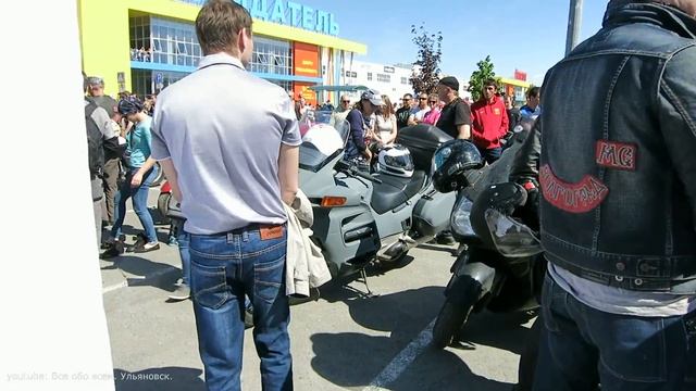 Ночные волки в Ульяновске 20.05.2017 смотреть онлайн