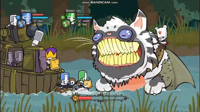 Castle Crashers с другом смотреть онлайн