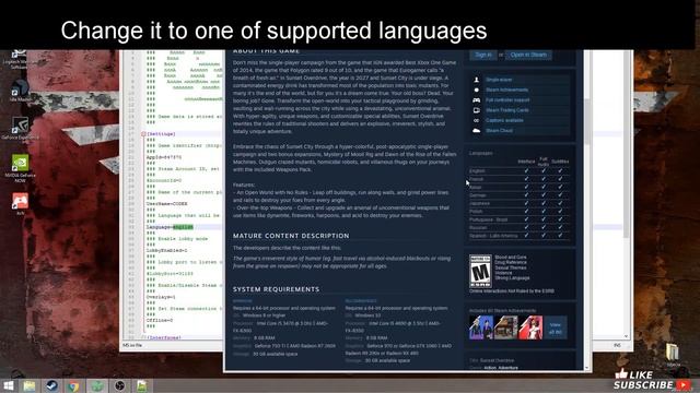 How to change language in Sunset Overdrive PC смотреть онлайн