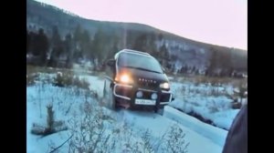 OffRoad 4х4. Mitsubishi Delica L400  ЗИМА (driving on snow)