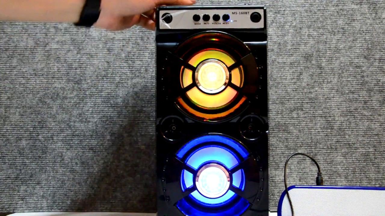Bluetooth колонка MS-160BT с Китая Aliexpress за 300рублей смотреть онлайн