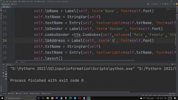Python Table View Part1