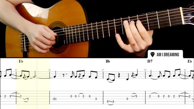 AM I DREAMING | COMPLETE Guitar Tutorial (Guitar + Lil Nas X & Miley Cyrus Vocals) | Tabs смотреть онлайн
