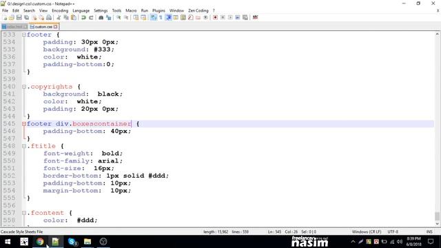 Bootstrap Bangla Tutorial | bootstrap footer design 2 | Part 15 | Freelancer Nasim смотреть онлайн