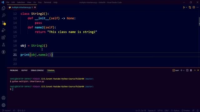 Python for beginner 68: Multiple Inharitance смотреть онлайн