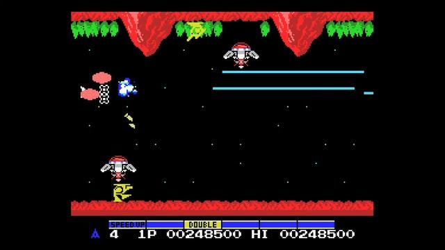 MSX Game: Gradius | Nemesis (1986 Konami) Longplay with cheats смотреть онлайн