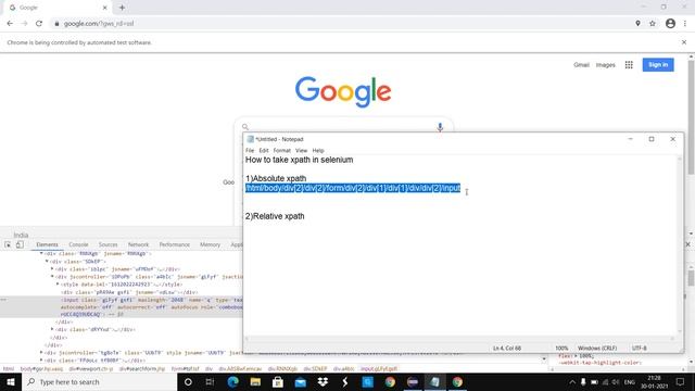 Selenium Beginner Tutorial 3 - How to take Xpath | Relative Xpath in Selenium смотреть онлайн