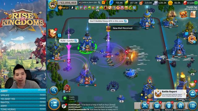 LIVE: 1960 vs 1307! 1307 Is Bullying A 2300s Kingdom!! Help!! смотреть онлайн