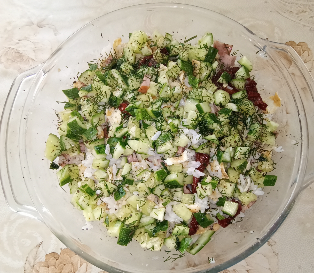 Рисовый салат с вялеными помидорами смотреть онлайн