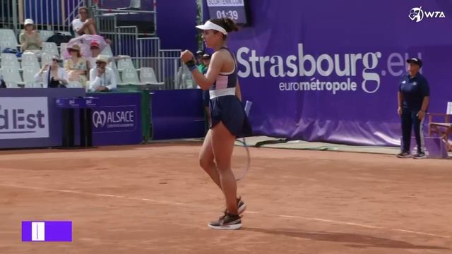 Alize Cornet vs. Viktoriya Tomova | 2023 Strasbourg Round 1 | WTA Match Highlights смотреть онлайн