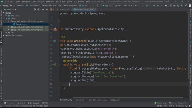 [Hindi] File Download Using Progress Bar | Android App Development For Beginners (2020 Edition)... смотреть онлайн