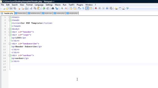 How to Create a Basic Website Design Template Using PHP, CSS, and XHTML Part 1 of 3 YouTube смотреть онлайн