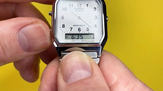 #CASIO AQ-230 (MODULE 5154) - How to Set the Time, Date, Alarm, use the Stopwatch and Dual Time! смотреть онлайн