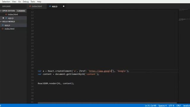 React JS In Urdu ~ Hello World (Part 2 of 3) смотреть онлайн