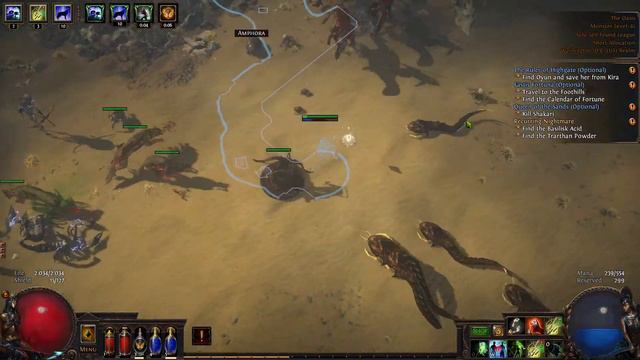 Path of Exile for 3.21 Starter : Toxic Rain Pathfinder ! testing. Build - Act9 смотреть онлайн