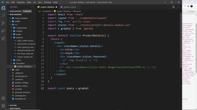 Gatsby Tutorial #20 - Query Variables смотреть онлайн