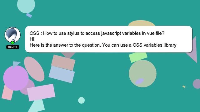 CSS : How to use stylus to access javascript variables in vue file? смотреть онлайн
