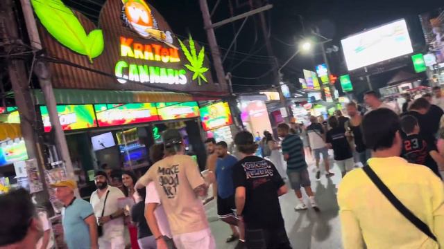 Тайланд Пхукет 2023 Патонг улица Бангла роуд смотреть онлайн