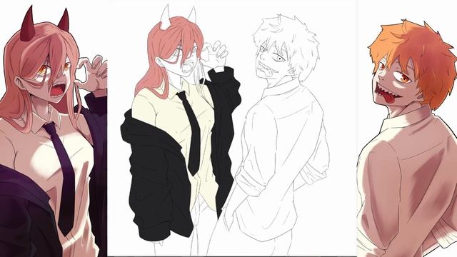 Power X Denji | Chainsawman Speedpaint