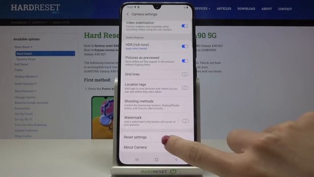 How to Reset Camera in SAMSUNG Galaxy A90 5G – Restore Camera Settings смотреть онлайн