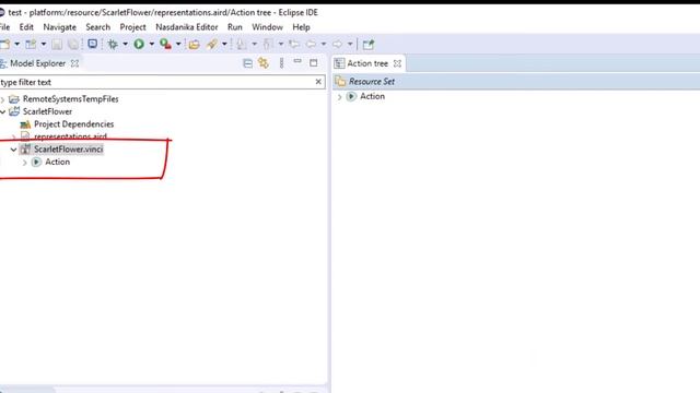 3. Создание нового проекта в IDE Eclipse. Создание и импорт Vinci -моделей. смотреть онлайн
