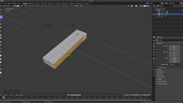 Начальный видеогайд по режиму редактора Blender смотреть онлайн