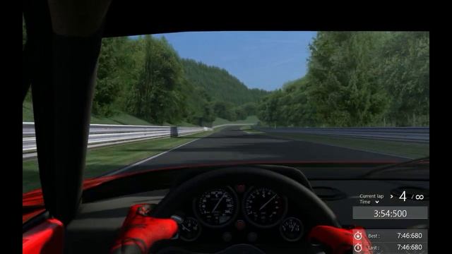 Assetto Corsa - Nordschleife in a Ferrari F40 in under 7:46 смотреть онлайн