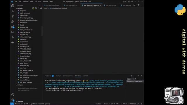 python coding - Playwright смотреть онлайн