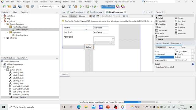 JAVA AWT CONTROLS смотреть онлайн