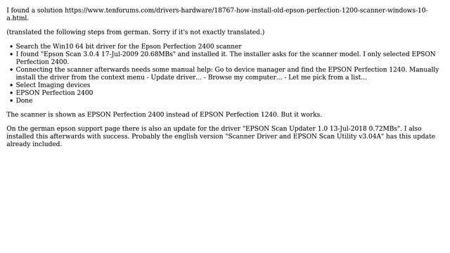 Find a driver for Epson Perfection 1240U Photo scanner on Windows 10 64 bit (2 Solutions!!) смотреть онлайн