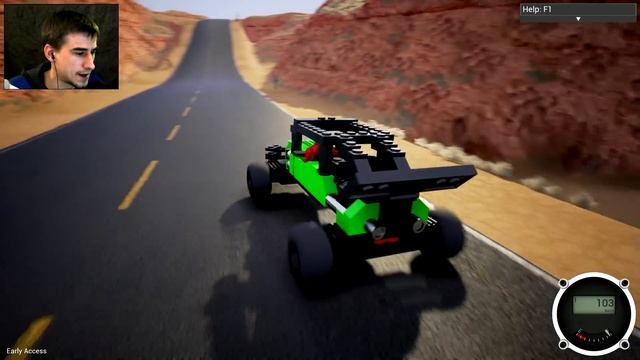 Off Roading with a Sandrail Dune Buggy! (Brick Rigs #03) смотреть онлайн