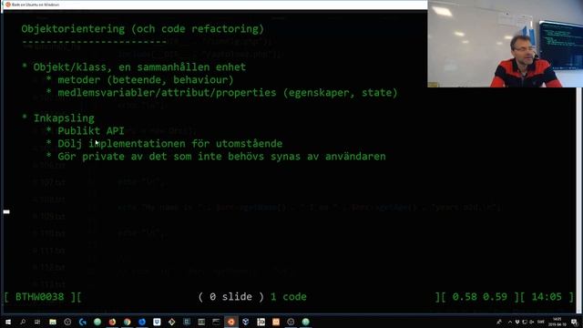 Föreläsning kmom02 i oophp med Mikael смотреть онлайн