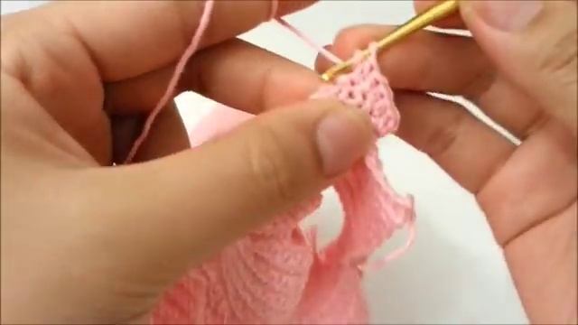 How to crochet pretty dress / Blythe clothes / doll outfit смотреть онлайн