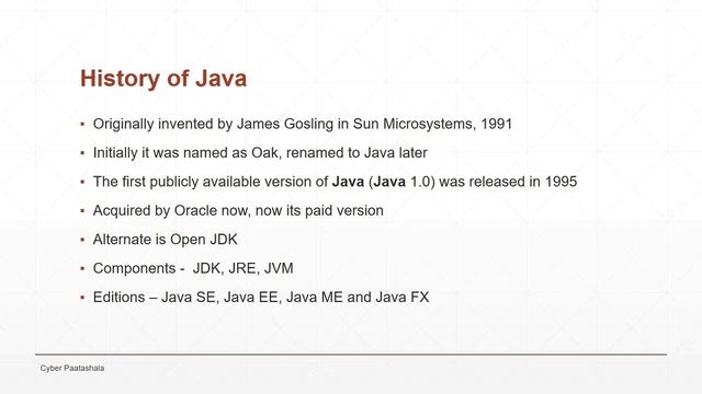 Introduction to Java смотреть онлайн