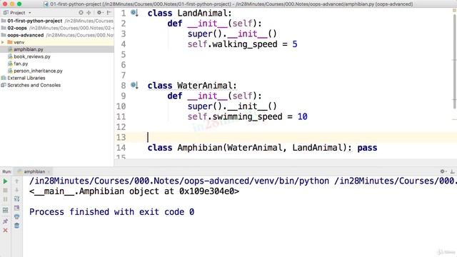 (Learn Programming With Python) 113-Step 06-Multiple Inheritance смотреть онлайн