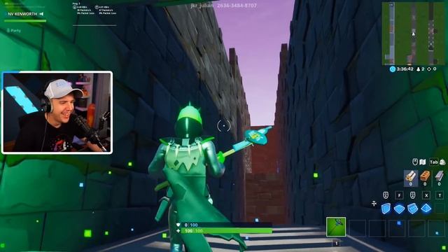 The BEST 100 Level Default Deathrun! (Fortnite Creative Mode) смотреть онлайн