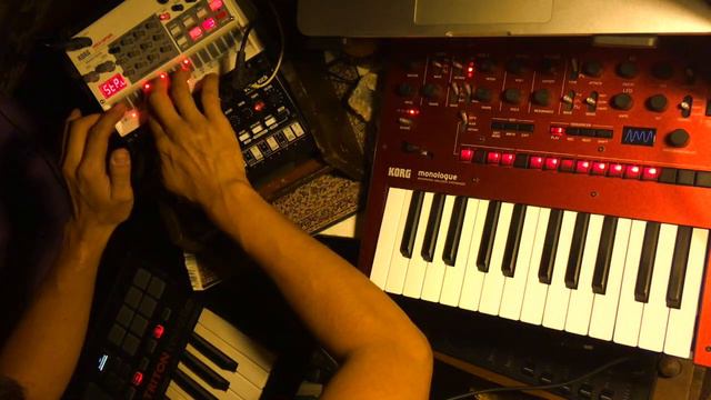 KORG monologue, volca sample, volca kick, TRITON taktile Jam26mayo2019 смотреть онлайн