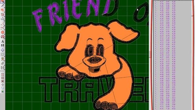 Wilcom EmbroideryStudio E4.2 уроки курсы Просмотр дизайна в режиме редактирования стежков