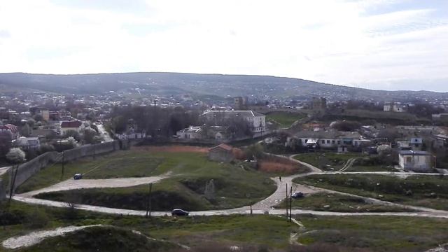 Феодосия вид на город с башни Генуэзской крепости Кафа смотреть онлайн