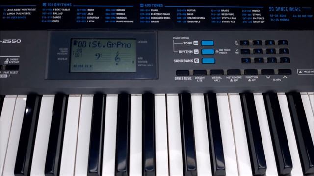 how to change tone from keypad || Casio CTK 2550 смотреть онлайн