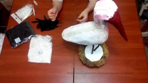 Поделка "Аист". Подарок своими руками. Do it yourself stork