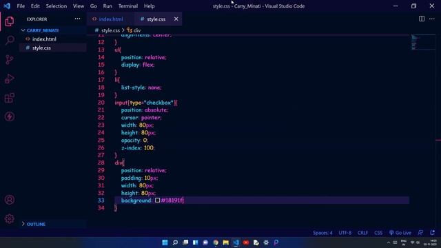 ?Making a Text Glow Animation on CarryMinati? using HTML & CSS || CodingHero? смотреть онлайн