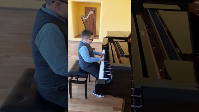 Тямин Тимофей, 1 год обучения. Общее фортепиано. И. Стрибогг. "Вальс петушков". Препод. Иванова Е.И смотреть онлайн