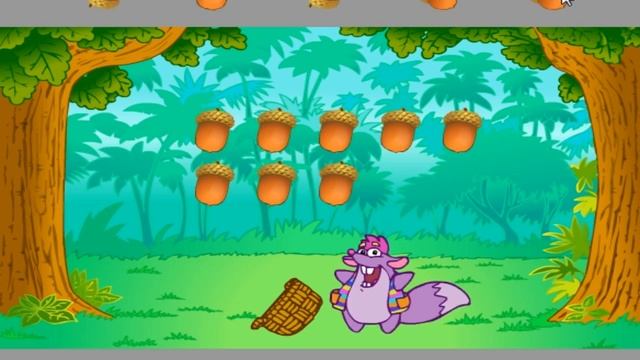 Tico's Acorn Catch Games смотреть онлайн