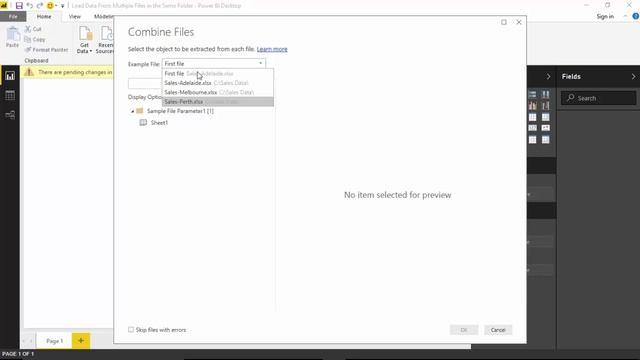 Combine Data from Multiple Files Power BI смотреть онлайн